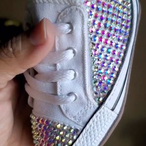 Blinged Baby Converse
